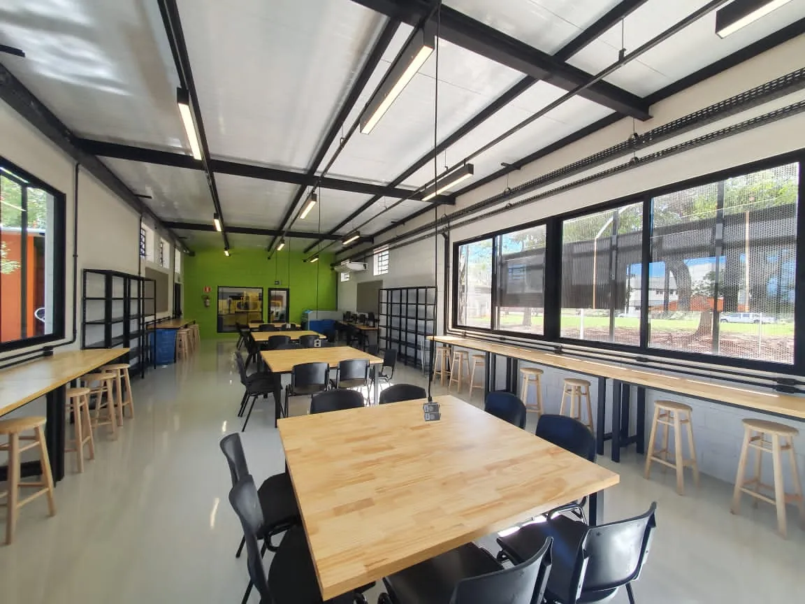 Lab Plasma · coworking na UNICAMP executado pelo Grupo Maciel